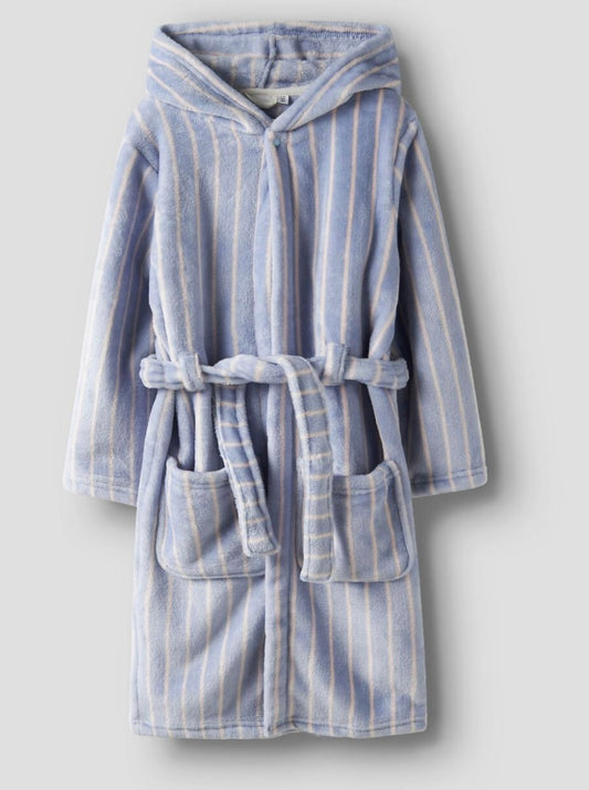 Randig Morgonrock Fleece