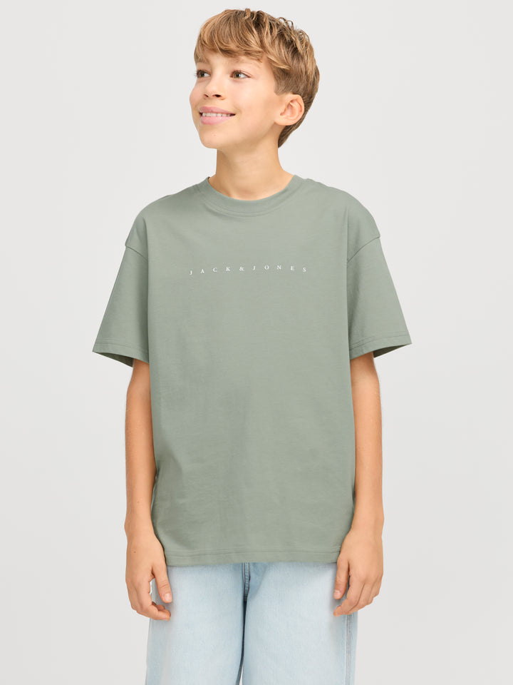 Grön enfärgad t-shirt från Jack & Jones junior till ungdom kille. Tröja till pojke från Jackandjones i ekologisk bomull. Ekologiska barnkläder.
JJESTAR JJ TEE SS NOOS JNR
12237435