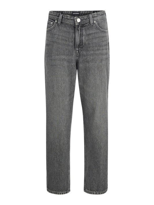 Svart grå loose fit jeans CHRIS från Jack & Jones Junior till kille ungdom. 
JJICHRIS JJORIGINAL SBD 444 SN JNR
12279539