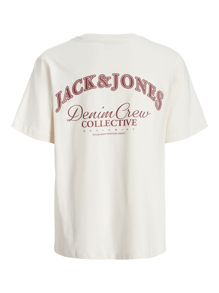 Natur vit t-shirt till kille från Jack & Jones. Ungdoms tröja till pojke med backprint i kontrastfärg.
JJEBRANDES BACKP RELAXED TEE SS SN JNR
12269310