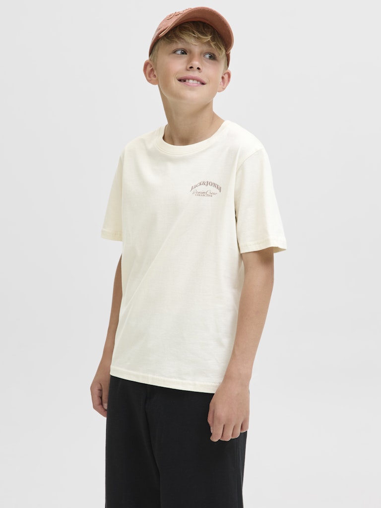 Natur vit t-shirt till kille från Jack & Jones. Ungdoms tröja till pojke med backprint i kontrastfärg.
JJEBRANDES BACKP RELAXED TEE SS SN JNR
12269310
