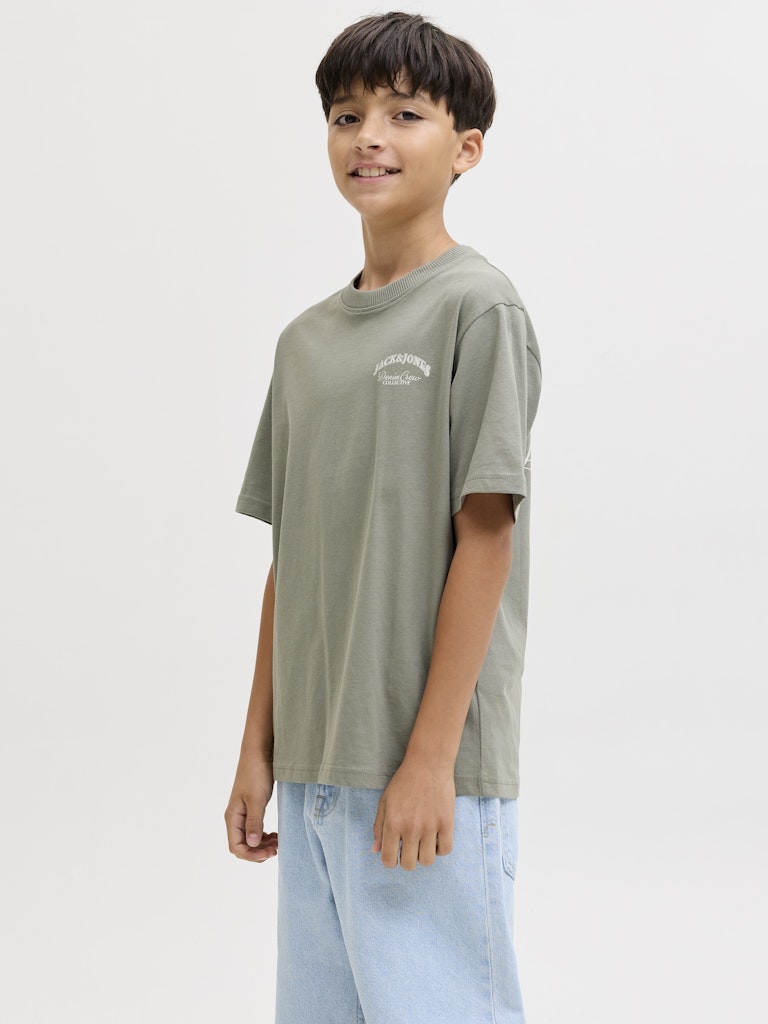 Grön t-shirt till kille från Jack & Jones. Ungdoms tröja till pojke med backprint i kontrastfärg.
JJEBRANDES BACKP RELAXED TEE SS SN JNR
12269310
