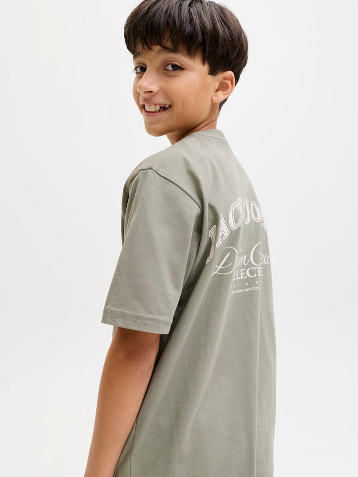Grön t-shirt till kille från Jack & Jones. Ungdoms tröja till pojke med backprint i kontrastfärg.
JJEBRANDES BACKP RELAXED TEE SS SN JNR
12269310