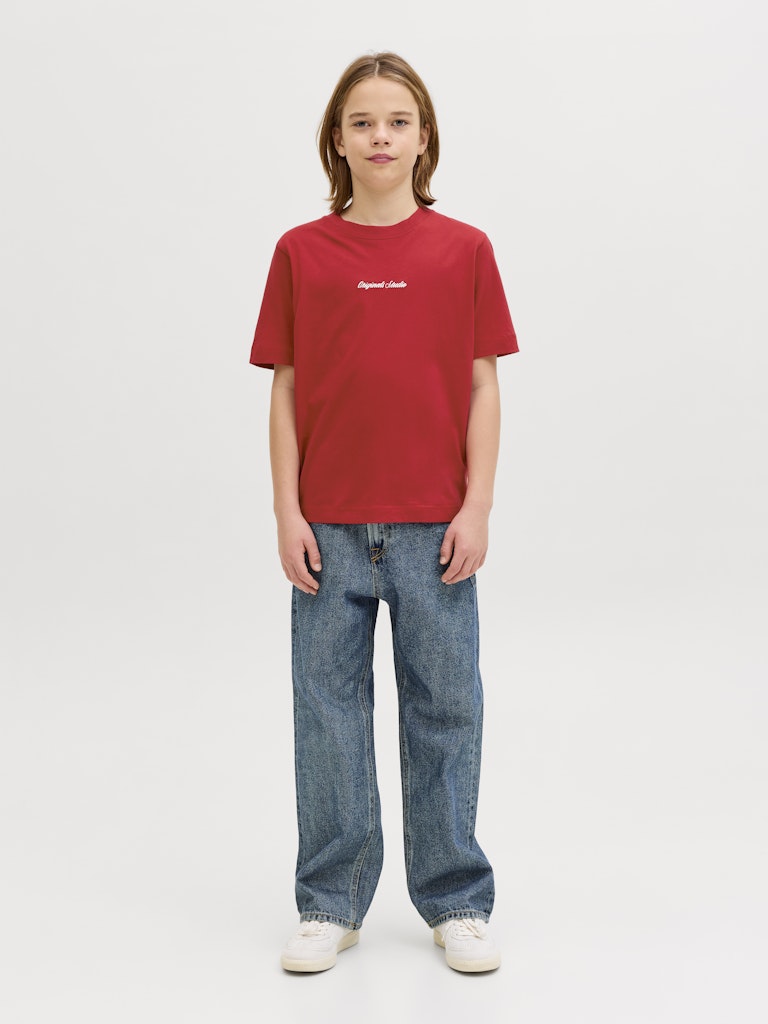 Röd rundhals t-shirt till kille. Ungdomskläder från Jack & Jones.
JORNORREBRO EMB TEE SS CN NOOS JNR
12284052