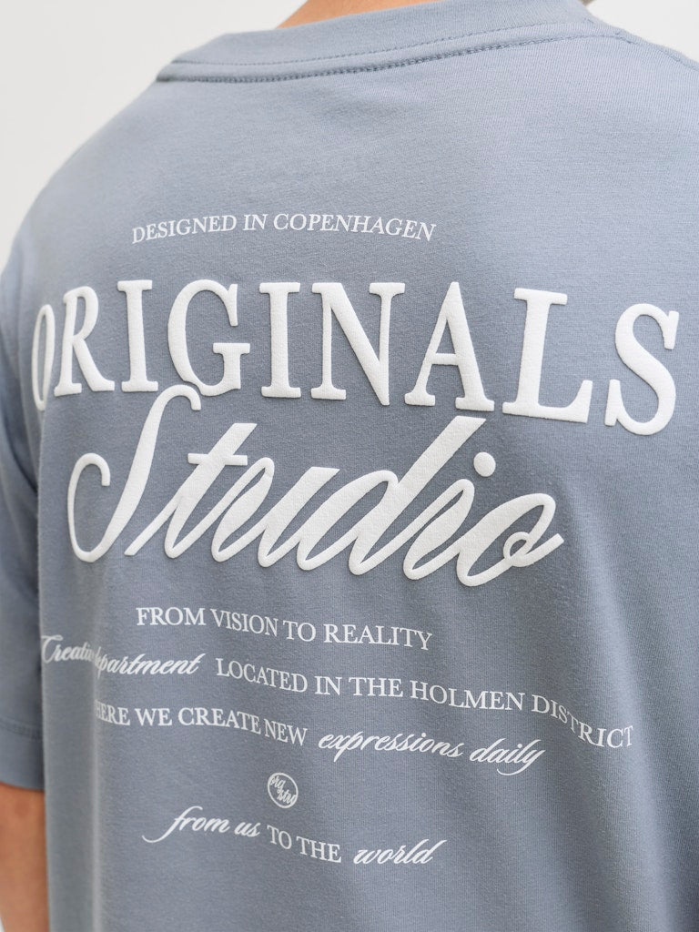 Ljus blå grå t-shirt från Jack & Jones till ungdom kille. Snygg stilren tröja med backprint till pojke, barn och ungdom.
JORNORREBRO TYPO TEE SS CREW NECK SN JNR
12284057