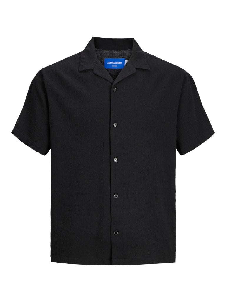 Svart skrynklig kortärmad skjorta till kille. Crinkle skjorta, ungdom kläder från Jack and Jones.
JORLUKE CRINKLE SHIRT SS JNR
12274285
