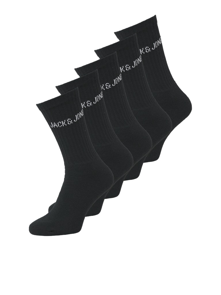 Svarta tennis strumpor till pojke. 5 - pack sport strumpor till kille, barn och ungdom.
JACREGEN TENNIS SOCK 5 PACK JNR NOOS
12266889