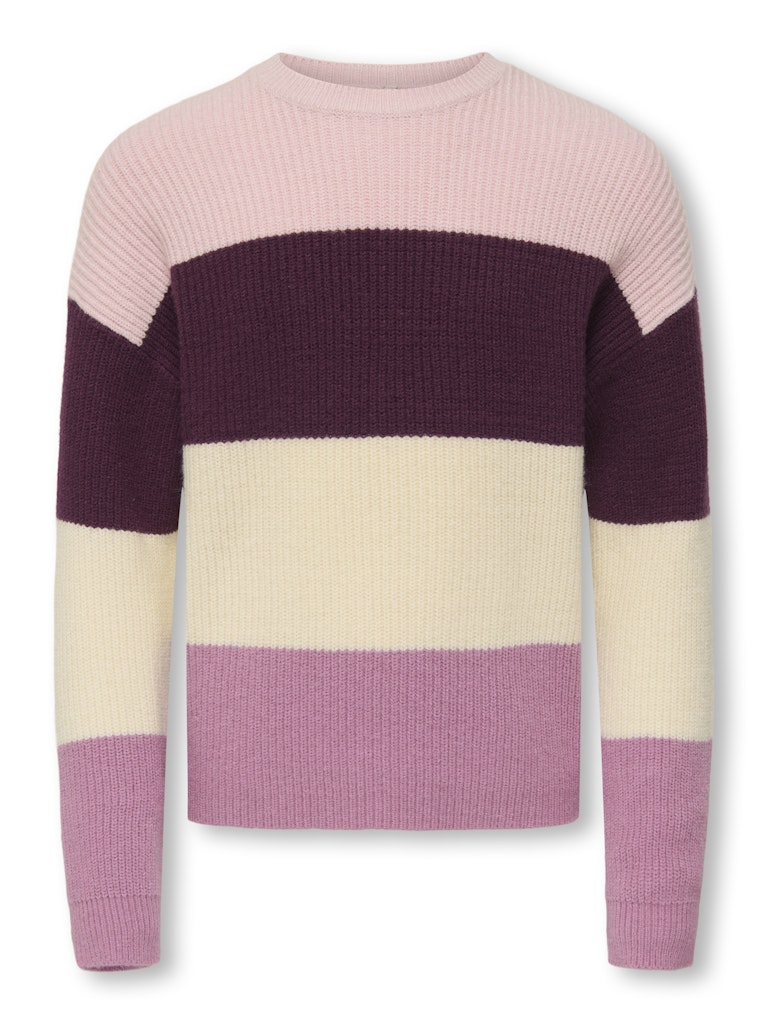 Randig rosa och lila stickad tröja till flicka. Tjej kläder till ungdom, långärmad knit tröja.
KOGSANDY L/S STRIPE PULLOVER KNT NOOS
15207169