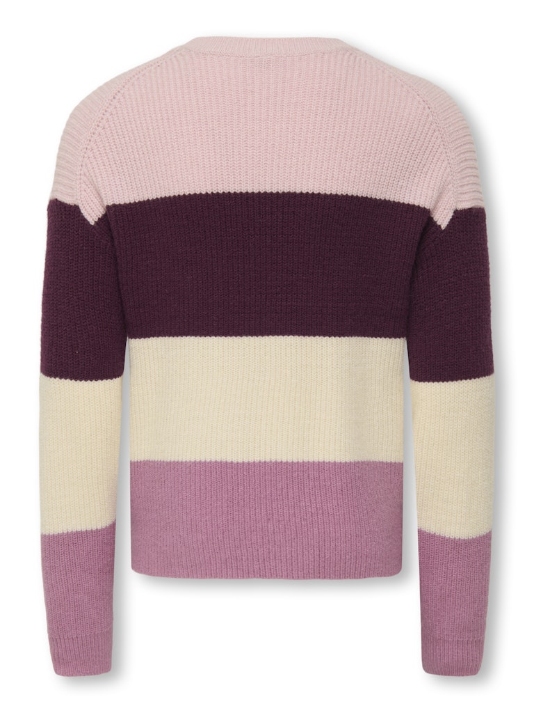 Randig rosa och lila stickad tröja till flicka. Tjej kläder till ungdom, långärmad knit tröja.
KOGSANDY L/S STRIPE PULLOVER KNT NOOS
15207169
