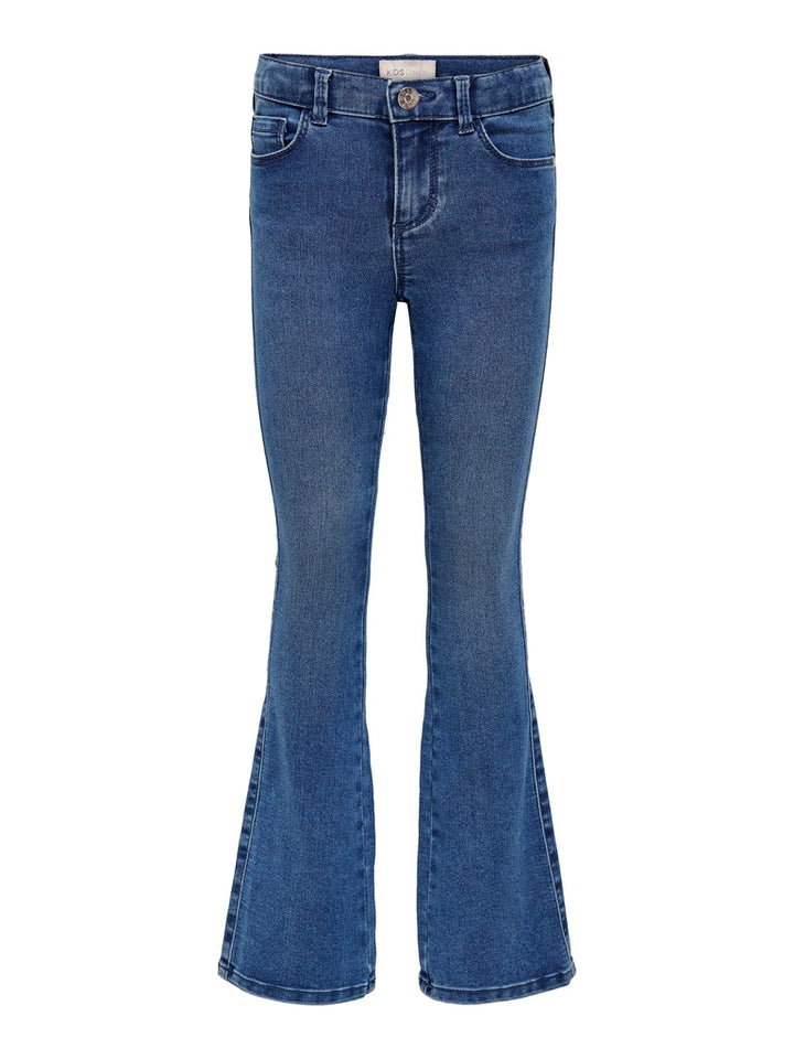 Blå flared jeans till ungdom tjej. Barn jeans utsvängda till flicka. 
KONROYAL LIFE REG FLARED PIM504 NOOS
15234678