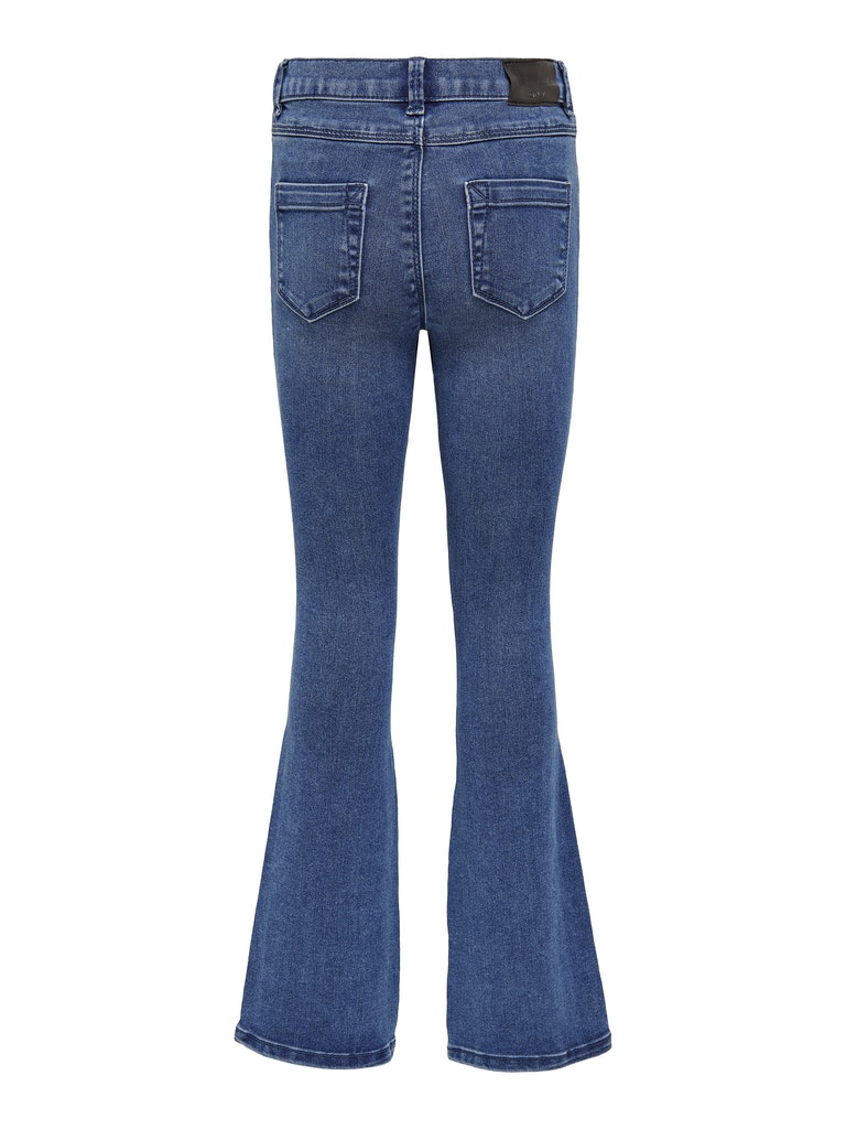 Blå flared jeans till ungdom tjej. Barn jeans utsvängda till flicka. 
KONROYAL LIFE REG FLARED PIM504 NOOS
15234678
