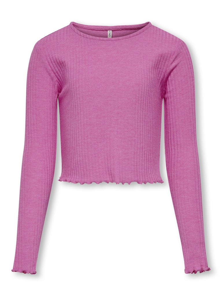 Snygg enfärgad rosa topp till tjej från Kids Only Girl. Kort tröja till ungdom.
KOGNELLA L/S O-NECK TOP JRS NOOS
15326388