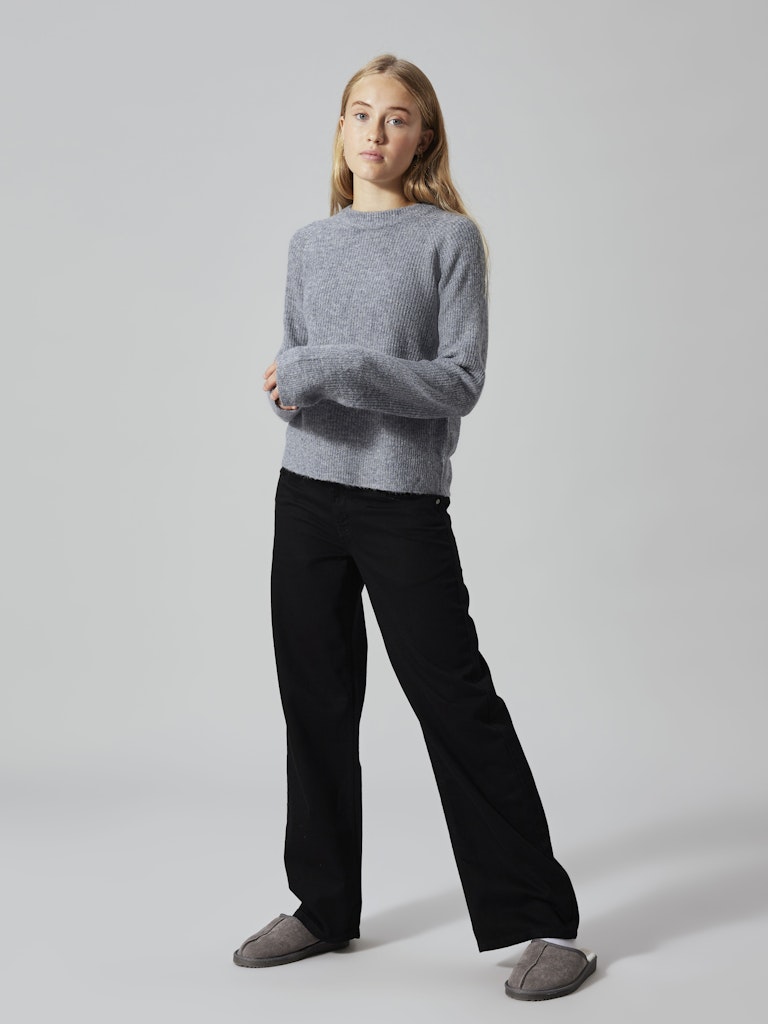 Grå kort stickad tröja till tjej. Ungdomskläder, stickade tröjor från LMTD snygga detaljer.
NLFKLEAVE LS SHORT KNIT NOOS
13245653