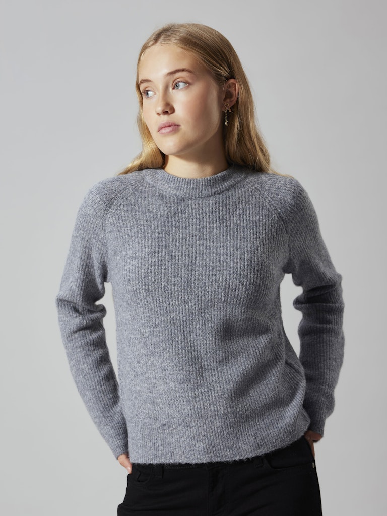 Grå kort stickad tröja till tjej. Ungdomskläder, stickade tröjor från LMTD snygga detaljer.
NLFKLEAVE LS SHORT KNIT NOOS
13245653