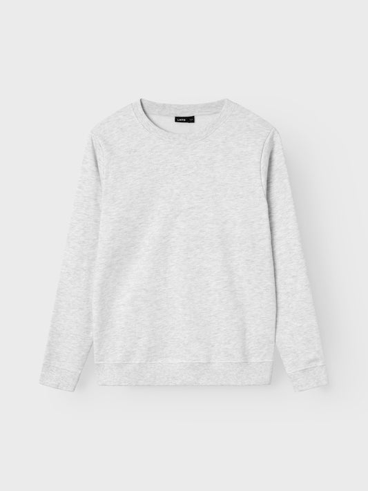 Ljus grå sweatshirt tröja i unisex modell till kille och tjej. Långärmad sweat tröja från LMTD.
NLNNIZU LS BRU O-NECK SWEAT NOOS
13234687