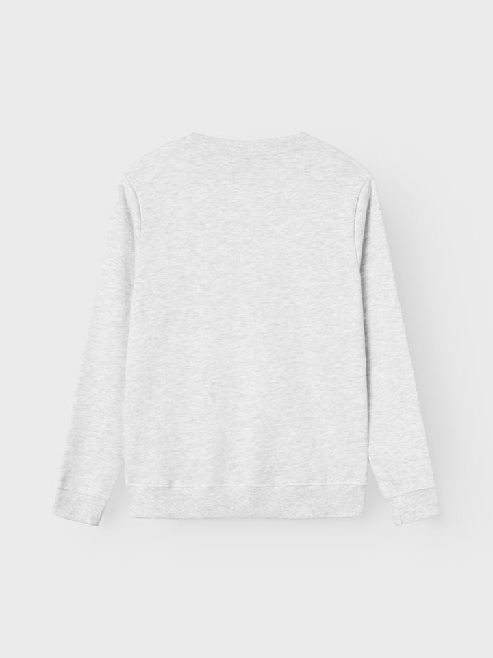 Ljus grå sweatshirt tröja i unisex modell till kille och tjej. Långärmad sweat tröja från LMTD.
NLNNIZU LS BRU O-NECK SWEAT NOOS
13234687
