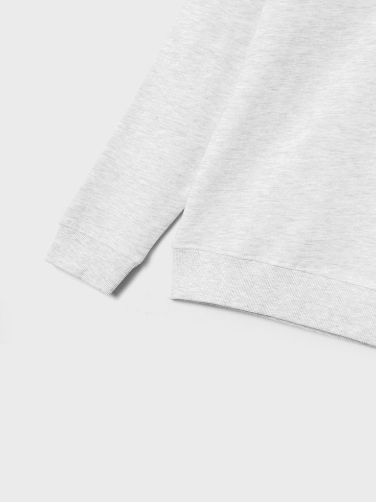 Ljus grå sweatshirt tröja i unisex modell till kille och tjej. Långärmad sweat tröja från LMTD.
NLNNIZU LS BRU O-NECK SWEAT NOOS
13234687