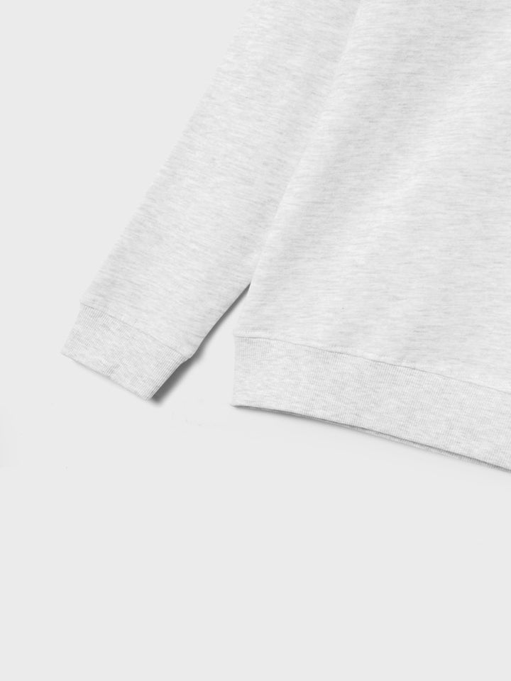 Ljus grå sweatshirt tröja i unisex modell till kille och tjej. Långärmad sweat tröja från LMTD.
NLNNIZU LS BRU O-NECK SWEAT NOOS
13234687