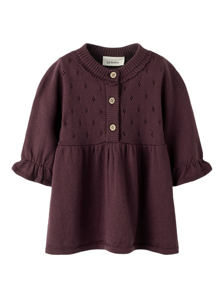 Stickad Baby Klänning