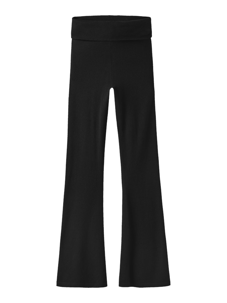 Svart mjuk och skön yogapant till flicka. Tjej byxa i utsvängd modell till barn och ungdom.
NKFNULLARIA KNIT PANT
13246490