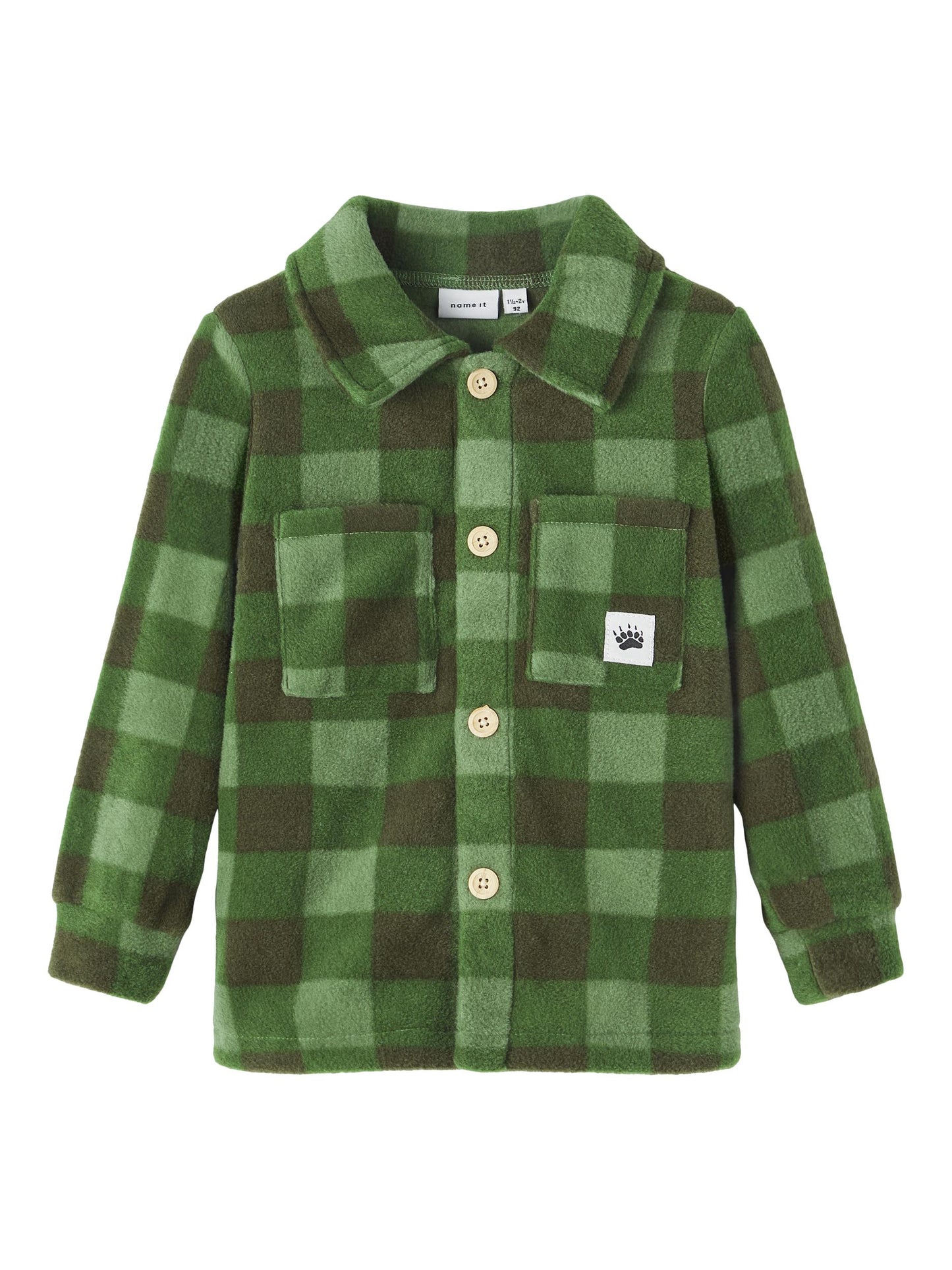 FLEECE-SKJORTA OVERSIZE