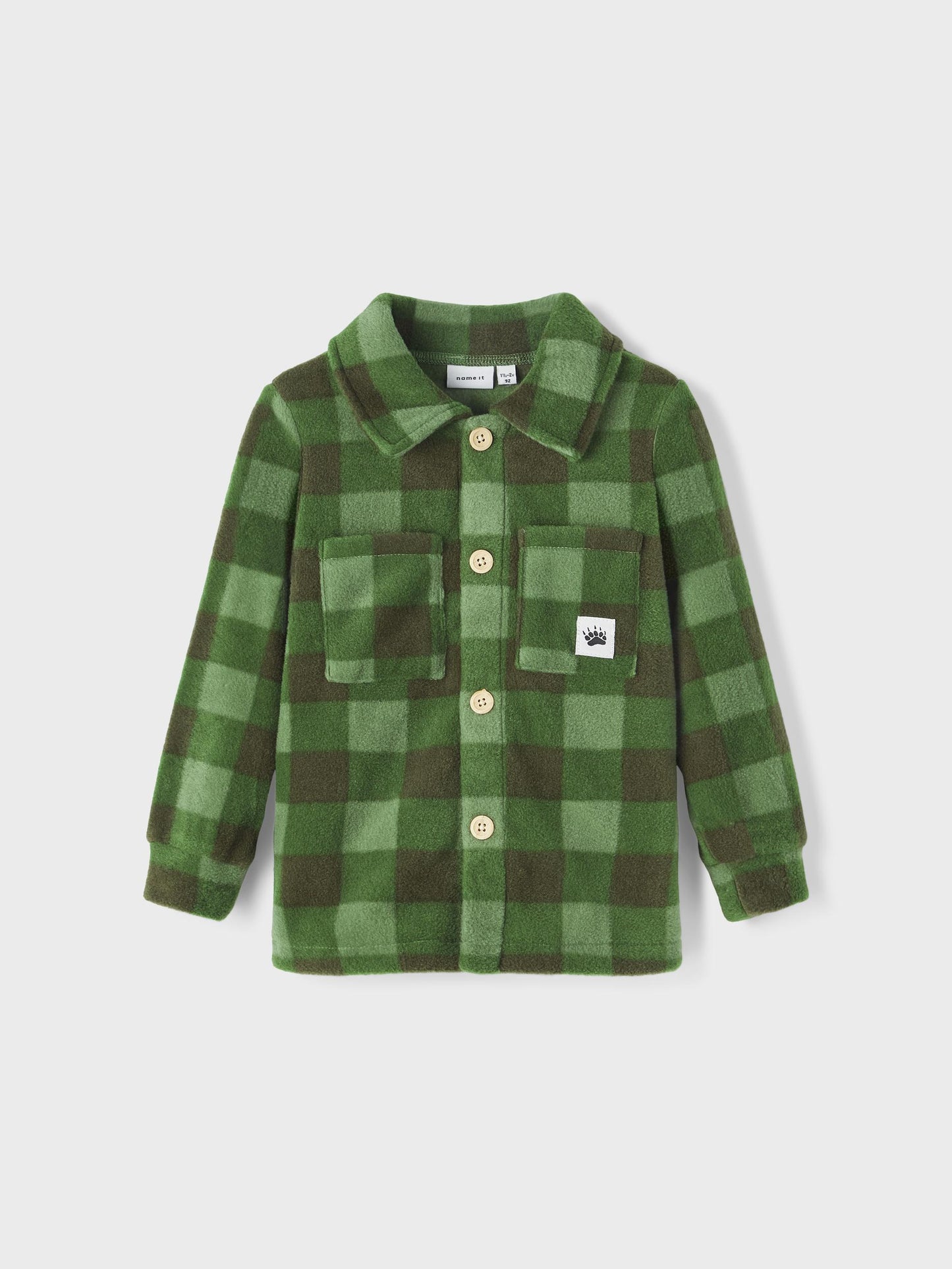 FLEECE-SKJORTA OVERSIZE
