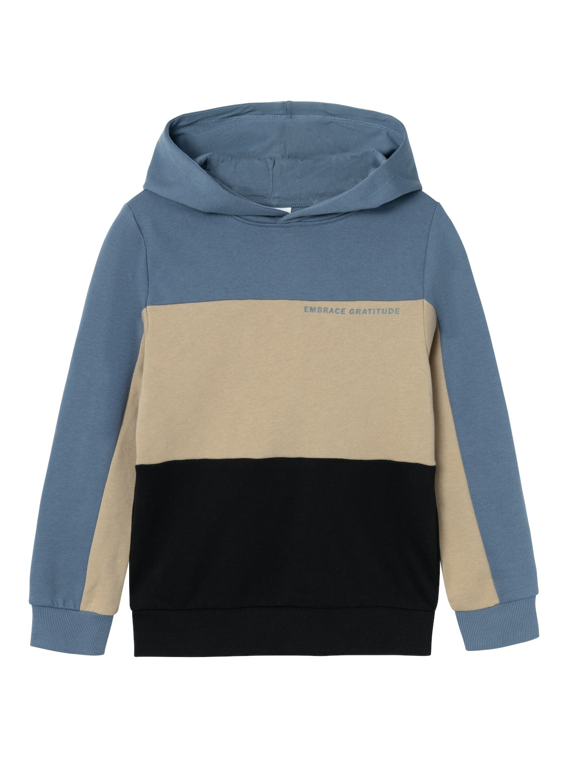 Blå hoodie, luvtröja till pojke, kille i ekologisk bomull. 
Sätt ihop den perfekta outfiten för ditt barn med kvalitativa vardagsstilar och skapa en bekväm och trendig look. Borstad sweatshirt har en mjuk insida för en bekväm känsla.

Produkttyp: Sweatshirts
Hals: Hoodie
Ärm: Långa ärmar
Muddar: Ribbstickade muddar
Tryck : Gummitryck för en mjuk känsla och en tredimensionell look
Passform: Standard passform