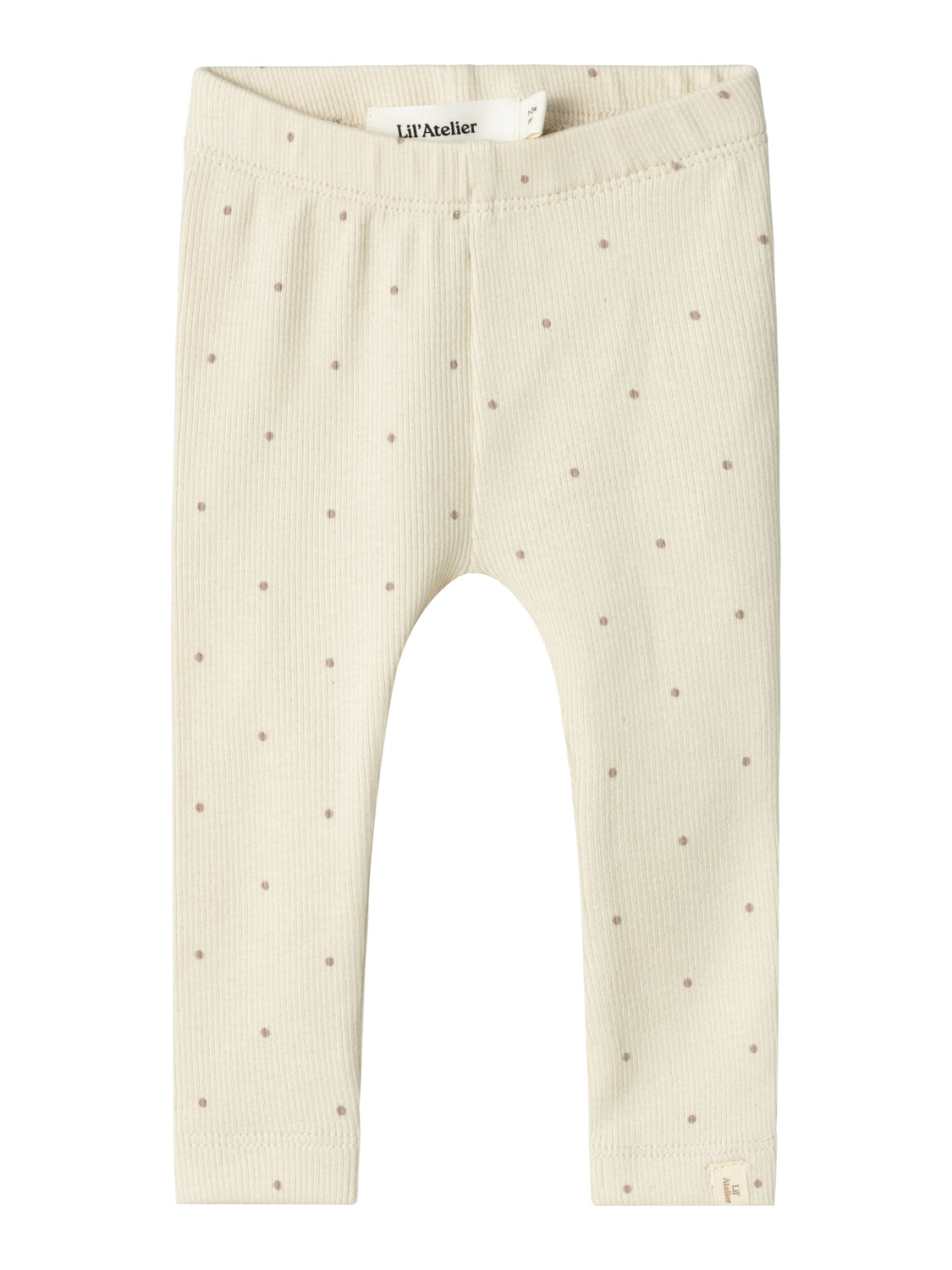 Ribbade leggings till liten flicka. Baby byxa, bebis tajts till liten tjej. Sätt ihop den perfekta outfiten för ditt barn med kvalitativa vardagsstilar och skapa en bekväm och trendig look. Jersey är ett lätt och stretchigt tyg med en mjuk yta och insida för en bekväm känsla och rörelsefrihet.

Produkttyp: Leggings
Extra detaljer: Resår i midjan, etikett
Utskrift: Utskrift upprepas över hela ytan av produkten
Passform: Slim Fit

Huvudmaterialet i denna produkt innehåller minst 50 % ekologisk bomull. Ekologi