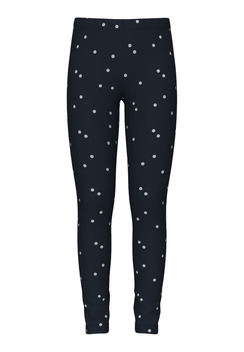 Bas leggings med glitter detaljer till flicka, tjej. Håll det enkelt och bekvämt för ditt barn att skapa en cool outfit med mjuka och stretchiga leggings. Jersey är ett lätt och stretchigt tyg med en mjuk yta och insida för en bekväm känsla och rörelsefrihet.  Produkttyp: Leggings Tryck : Glittertryck för en gnistrande och cool look Passform: Normal passform  Huvudmaterialet i denna produkt innehåller minst 50 % bomull under omvandling, odlad med metoder och material som godkänts av ekologiska jordbruksstan