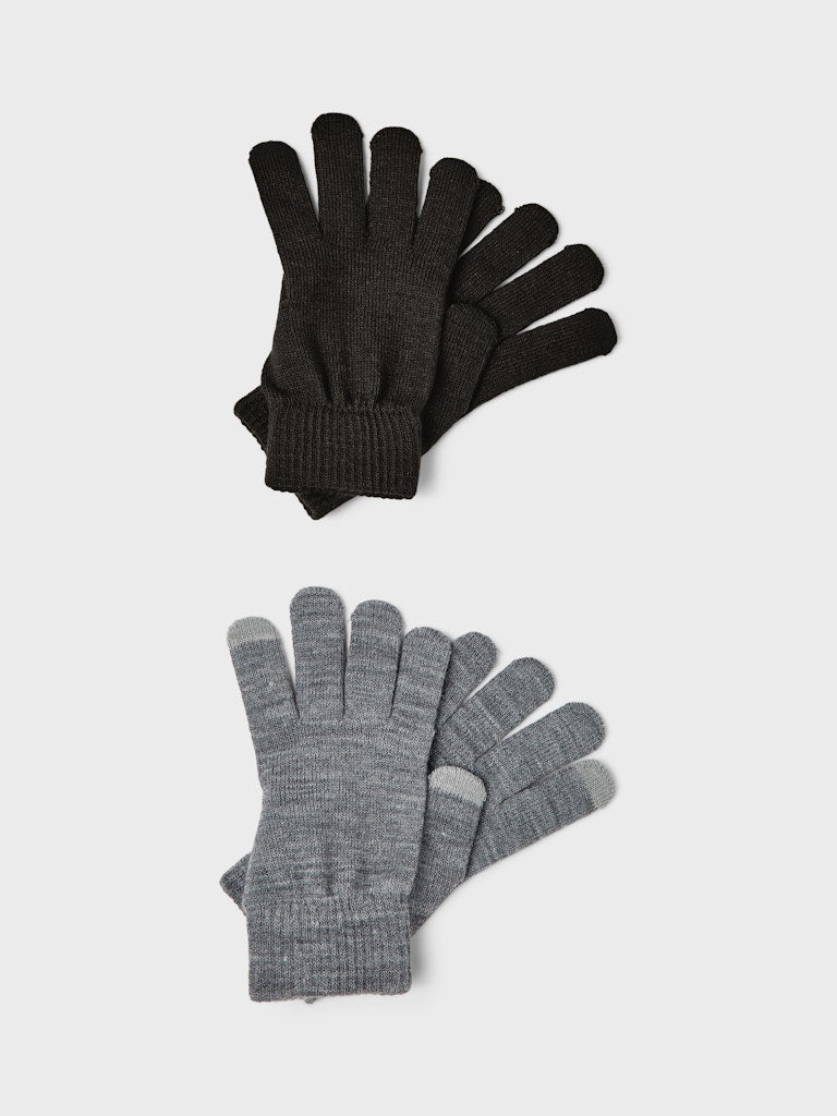 2 pack grå och svarta tunna finger vantar med touch fingers till flicka och pojke. Vantar med magic som gör att du kan använda mobilen med vantarna på. 
NKNMAGIC GLOVES TOUCH 2P
13232741