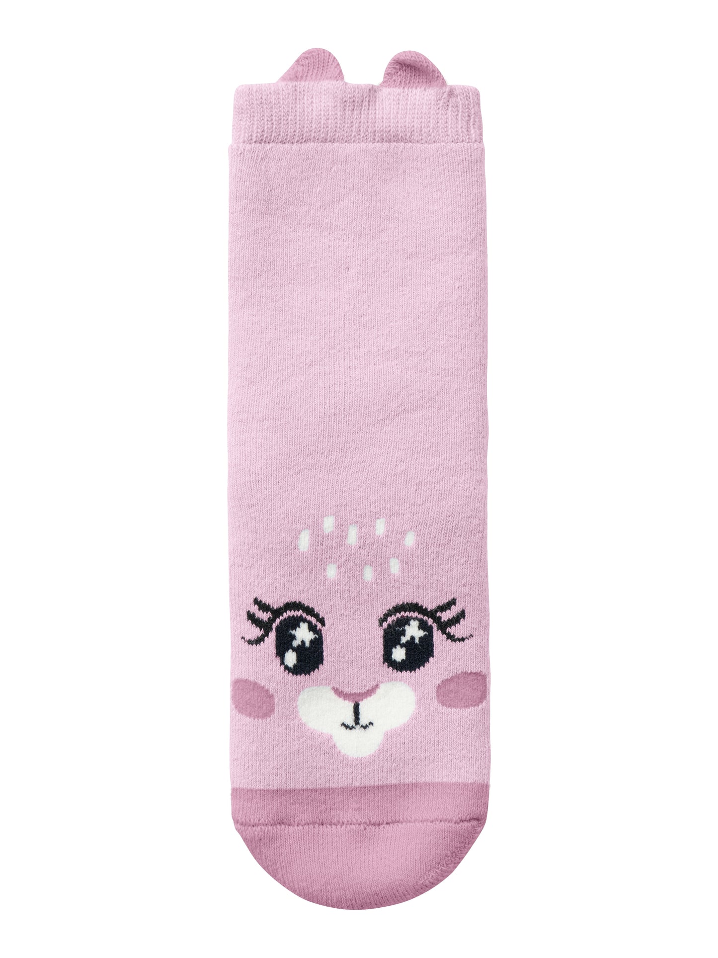 Rosa halkstrumpor från Name it i ekologisk bomull. Barn strumpor med halkpluttar.
NMFSIMMI FROTTE NON SKID SOCK
13236541