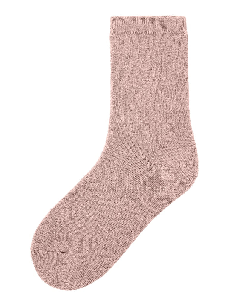 Rosa tjocka ull strumpor till flicka i merino ull.
NKFWAKSI WO/BL TERRY SOCK
13228568