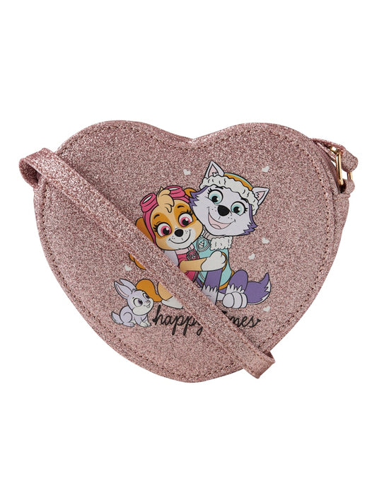 Rosa Paw Patrol väska till flicka. Handväska med hundar i rosa glitter och i formen av ett hjärta.
NMFJISKINA PAW BAG CPLG
13244878