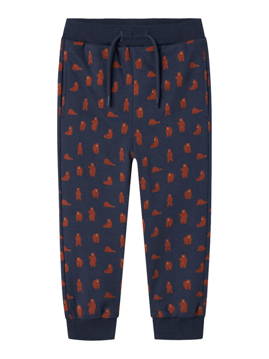 Blå mys byxa till pojke med björnar. Joggers med print.
NMMNENEAN SWE PANT BRU PB
13244927