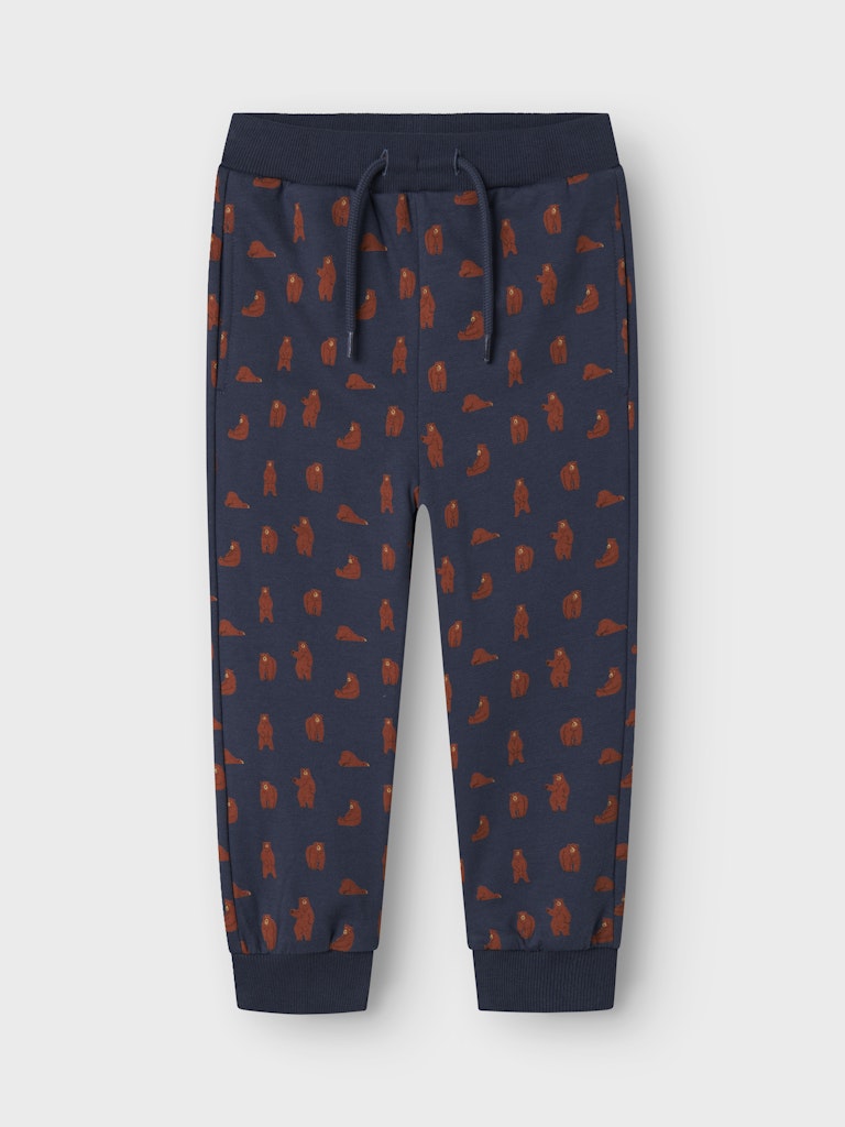 Blå mys byxa till pojke med björnar. Joggers med print.
NMMNENEAN SWE PANT BRU PB
13244927