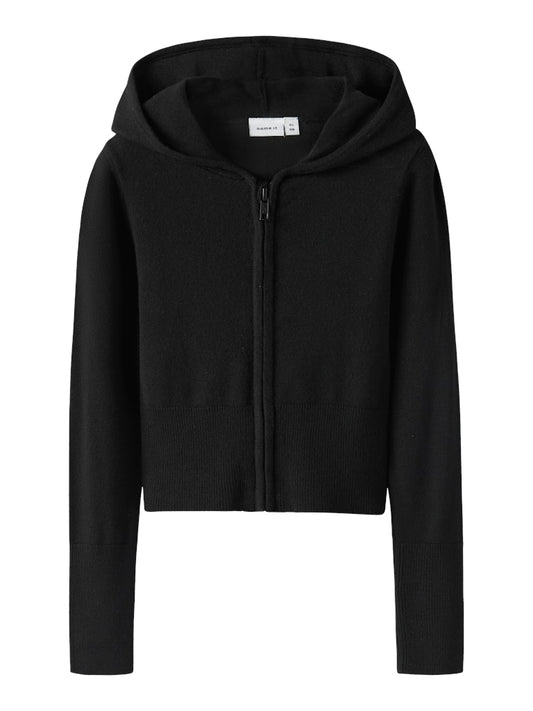 Svart stickad luv jacka, cardigan till flicka. Tjej ungdomskläder från Name it.
NKFNULLARIA LS SLIM SH KNIT WH
13246488