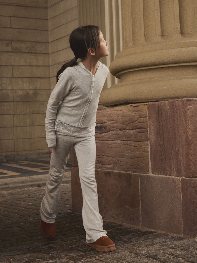 Stickad mjuk cardigan