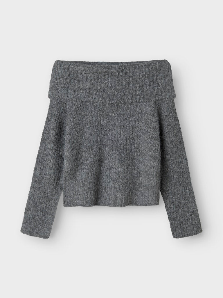 Grå stickad tröja med stor krage till ungdom tjej. Barn tröja till flicka, grov stickad från LMTD
NLFNULO LS SHORT FOLD DOWN KNIT
13247859