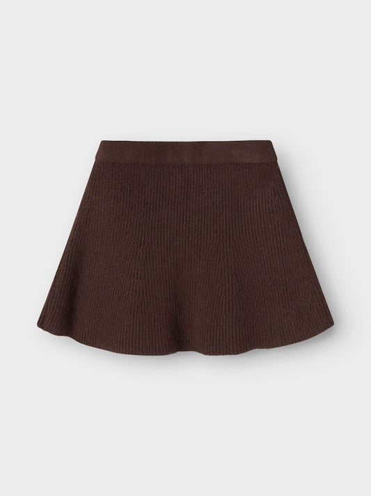 Brun stickad kort kjol till flicka. Barn kjol i mjuk skön snurr modell till vardag och fest.
NMFNILLA KNIT SKIRT
13247643