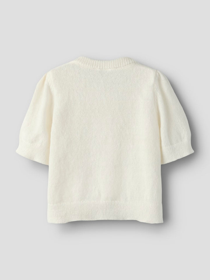 Vit stickad kofta med fina knappar till flicka. Tjej cardigan till barn och ungdom.
NKFNABETH 2/4 SL KNIT CARD
13248465
