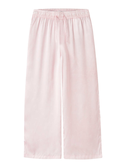 Rosa pyjamas byxor till flicka. Satin pyjamasbyxor till tjej från Nameit.
NKFRUTH PYJAMAS
13239997