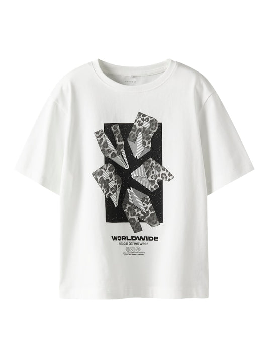 Cool t-shirt streetwear till pojke. Svart vit kortärmad tröja i ekologisk bomull från Nameit.
NKMRON SS NREG TOP BOX
13250156