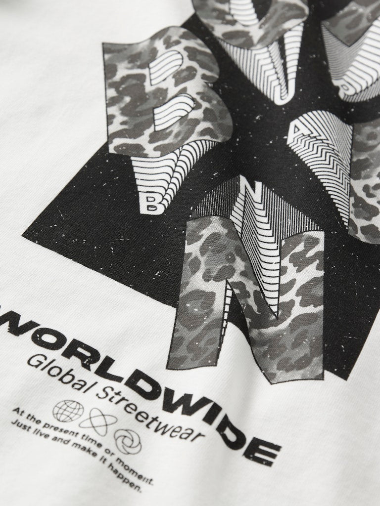 Cool t-shirt streetwear till pojke. Svart vit kortärmad tröja i ekologisk bomull från Nameit.
NKMRON SS NREG TOP BOX
13250156