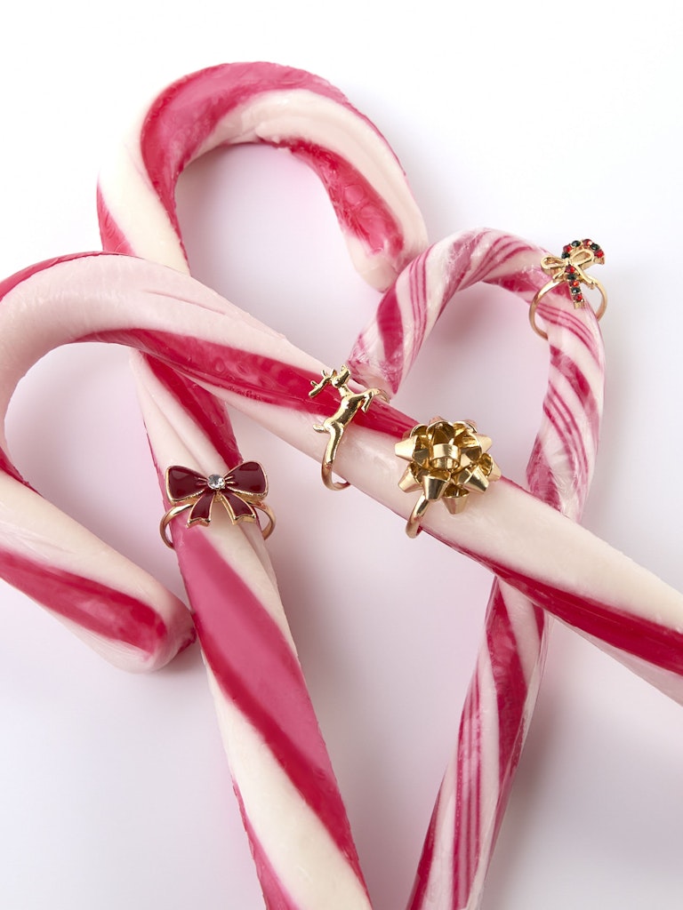 4-pack Ringar Julmotiv