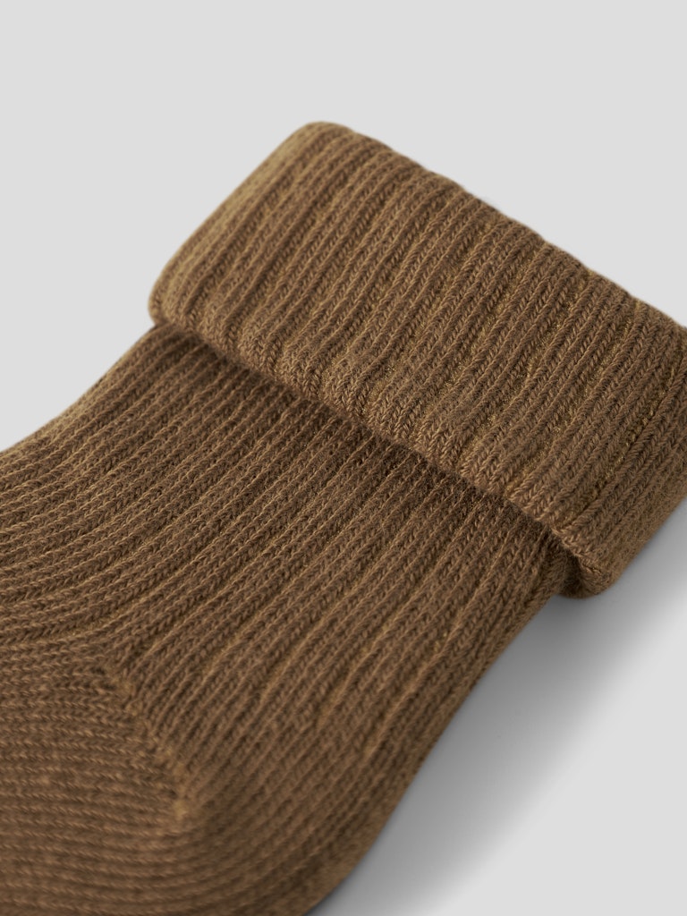 Bruna baby strumpa till pojke. Bebis strumpor till nyfödd. Strumpor som sitter kvar.
NBMNOBBU SOCK
13207468