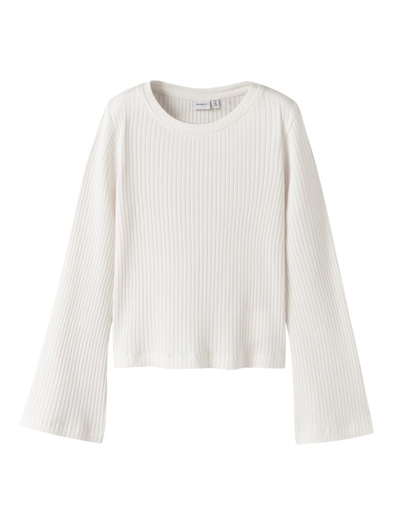 Vit ribbad topp till flicka. Tröja med trumpetärm till barn och ungdom tjej. Ekologiska barnkläder från Name it.
NKFOKALO LS SHORT TOP
13251756