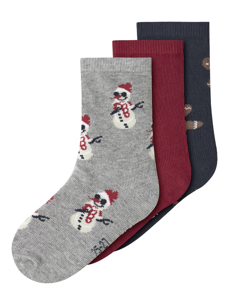 3-pack jul strumpor till barn, flicka och pojke. Julstrumpa med roliga motiv.
NMNRICHRISTMAS 3P SOCK
13234827