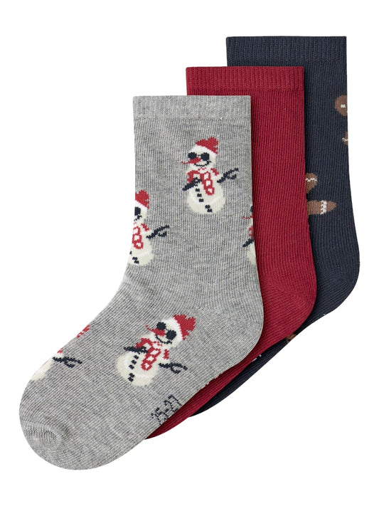 3-pack jul strumpor till barn, flicka och pojke. Julstrumpa med roliga motiv.
NMNRICHRISTMAS 3P SOCK
13234827