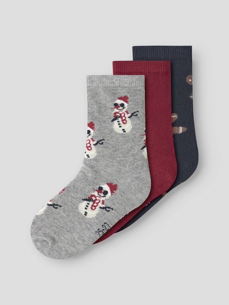 3-pack jul strumpor till barn, flicka och pojke. Julstrumpa med roliga motiv.
NMNRICHRISTMAS 3P SOCK
13234827