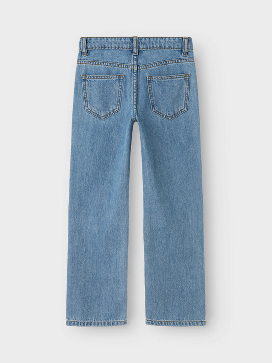 Blå tjej jeans med strass stenar som glittrar. Raka Strass byxor till flicka barn och ungdom.
NKFROSE ST RHINE JEANS 3366-BE NOOS
13218358